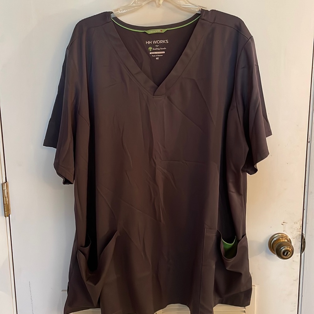 Scrub top - gray (pewter)